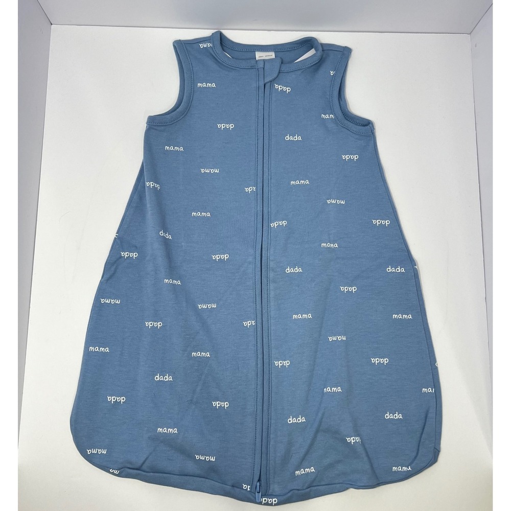 Carter's Blue Sleep Sack Baby 0-3m Mama Dada Sleeveless Wearable Blanket Cozy
